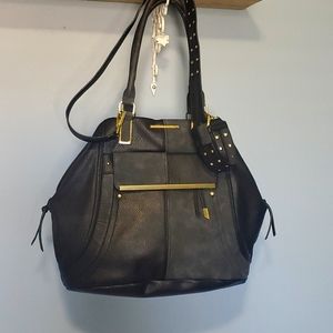 Steve Madden Black Handbag Large two tone